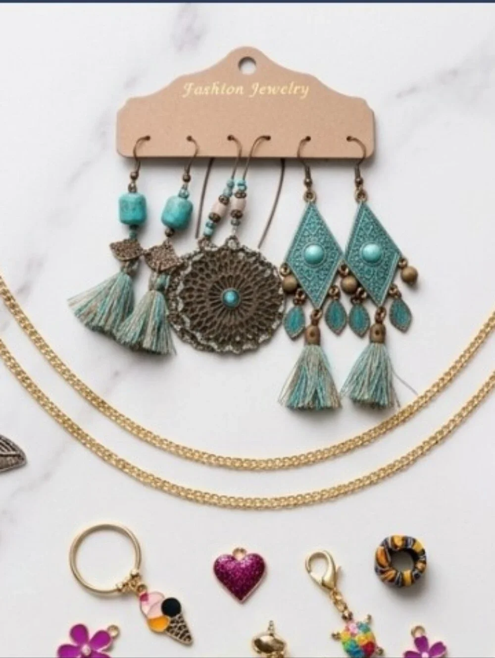Ashley Bridget huge jewelry